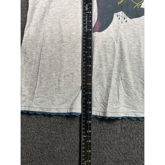 Disney Her Universe Shirt Womens 2 Princess Jasmine Silhouette Floral Graphic Te - Picture 6 of 6